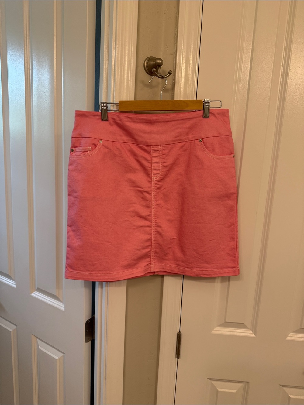 Pink Women’s Denim Skort- Classic Casual Style